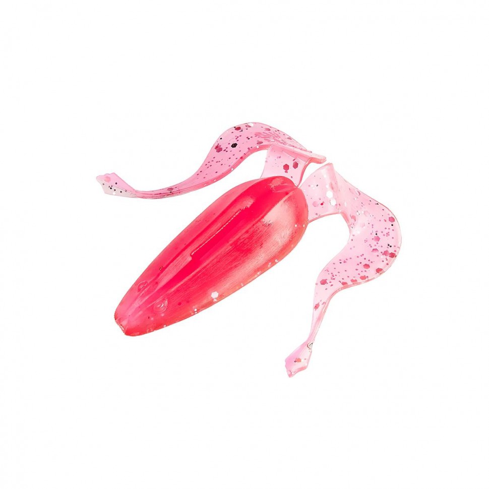 Лягушка Helios Frog 2,56"/6,5 см, цвет Silver Sparkles & Pink 7 шт HS-21-035 , 